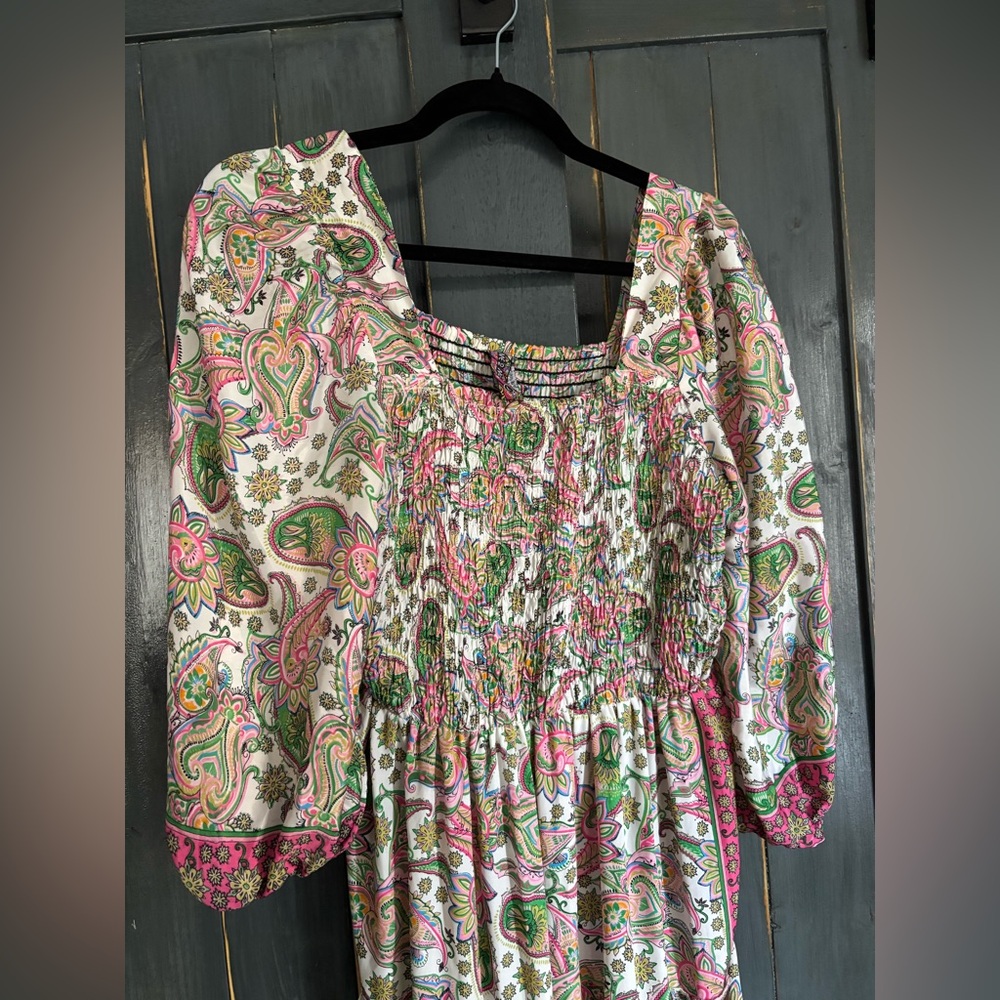 Me 2 Magic Anthropologie BOHO Maxi Dress 
Sz L - Picture 8 of 10